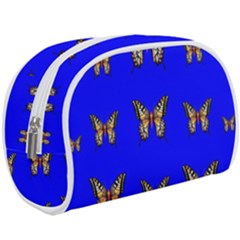 Butterfly Pattern Blue Insects Makeup Case (large) by Vaneshart