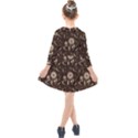 Wonderful Pattern With Dreamcatcher Kids  Quarter Sleeve Shirt Dress View2