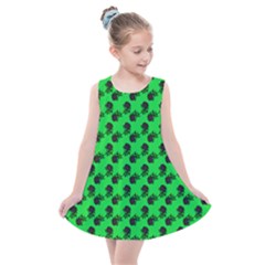 Black Rose Green Kids  Summer Dress by snowwhitegirl