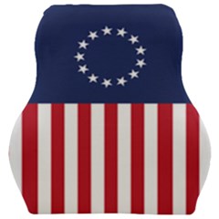 Betsy Ross Flag Usa America United States 1777 Thirteen Colonies Vertical Car Seat Velour Cushion  by snek