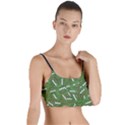 Pepe the Frog Face pattern Green Kekistan meme Layered Top Bikini Top  View1