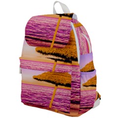 Pop Art Beach Umbrella  Top Flap Backpack by essentialimage