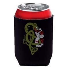 Pepe The Frog Rare Celtic Viking Norse Dragon Pattern Deus Vult Medieval Wojak Crusader Can Holder by snek