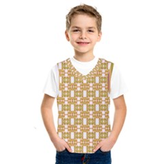 Yellow  White  Abstract Pattern Kids  Sportswear by BrightVibesDesign