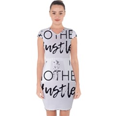 Mother Hustler Capsleeve Drawstring Dress  by Amoreluxe