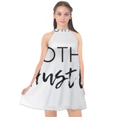 Mother Hustler Halter Neckline Chiffon Dress  by Amoreluxe