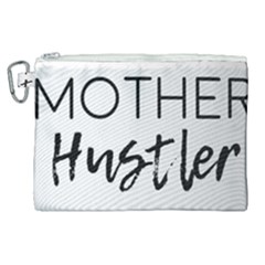 Mother Hustler Canvas Cosmetic Bag (xl) by Amoreluxe