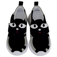 Cat Pet Cute Black Animal Kids  Velcro No Lace Shoes by HermanTelo