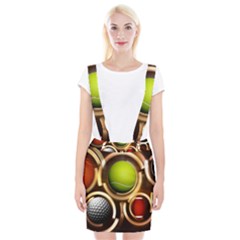 Sport Ball Tennis Golf Football Braces Suspender Skirt by HermanTelo