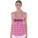 Pink Babydoll Tankini Top View1