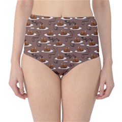 Turkey Dinner Classic High-waist Bikini Bottoms by bloomingvinedesign