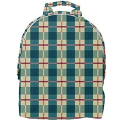 Pattern Texture Plaid Grey Mini Full Print Backpack by Mariart