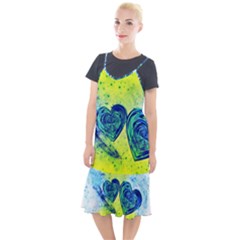 Heart Emotions Love Blue Camis Fishtail Dress by HermanTelo