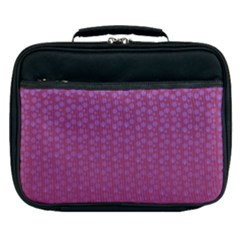 Background Polka Pattern Pink Lunch Bag by HermanTelo