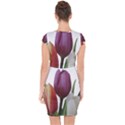 Tulips spring bouquet Capsleeve Drawstring Dress  View2