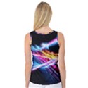 Colorful Neon Art Light rays, rainbow colors Women s Basketball Tank Top View2