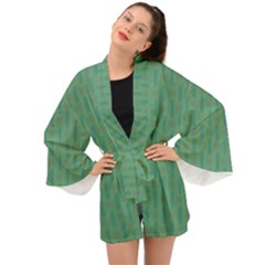 Pattern Background Blure Long Sleeve Kimono by HermanTelo