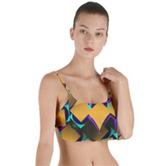 Geometric Gradient Psychedelic Layered Top Bikini Top  by HermanTelo