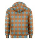 Pattern Brown Triangle Men s Zipper Hoodie View2