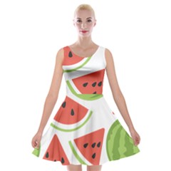 Watermelon Juice Auglis Clip Art Watermelon Velvet Skater Dress by Vaneshart