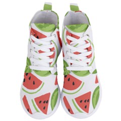 Watermelon Juice Auglis Clip Art Watermelon Women s Lightweight High Top Sneakers by Vaneshart