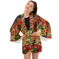 Red Country-1-2 Long Sleeve Kimono by bestdesignintheworld