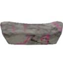 Marble light gray with bright magenta pink veins texture floor background retro neon 80s style neon colors print luxuous real marble Car Seat Back Cushion  View3