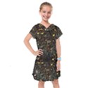 Music Clef Musical Note Background Kids  Drop Waist Dress View1