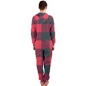 Canadian Lumberjack red and black plaid Canada Hooded Jumpsuit (Ladies)  View2