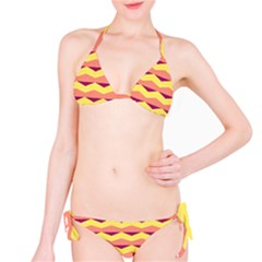 Background Colorful Chevron Classic Bikini Set by HermanTelo