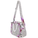 Orchidées Fleurs Abstrait Rope Handles Shoulder Strap Bag View1