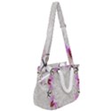 Orchidées Fleurs Abstrait Rope Handles Shoulder Strap Bag View2