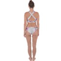 Orchidées Fleurs Abstrait Cross Back Hipster Bikini Set View2