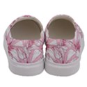 Pink flowers Men s Canvas Slip Ons View4