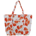 Pattern Coquelicots  Zip Up Canvas Bag View3