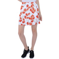 Pattern Coquelicots  Tennis Skirt by kcreatif