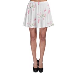 Pattern Orchidée Fleurs Skater Skirt by kcreatif