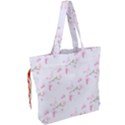 Pattern Orchidée Fleurs Drawstring Tote Bag View2