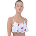 ? Pattern  Frill Bikini Top View1