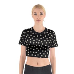 Pattern Marguerites Cotton Crop Top by kcreatif