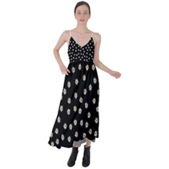 Pattern Marguerites Tie Back Maxi Dress by kcreatif