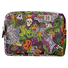 Halloween Doodle Vector Seamless Pattern Make Up Pouch (medium) by Sobalvarro