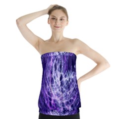 Abstract Space Strapless Top by HermanTelo