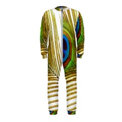 Peacock Feather Plumage Colorful Onepiece Jumpsuit (kids) by Sapixe