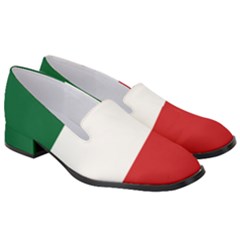 Flag Patriote Quebec Patriot Red Green White Modern French Canadian Separatism Black Background Women s Classic Loafer Heels by Quebec