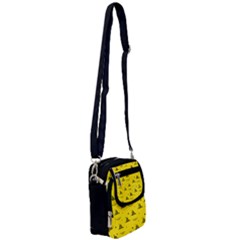 Gadsden Flag Don t Tread On Me Yellow And Black Pattern With American Stars Shoulder Strap Belt Bag by snek