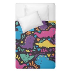 Dino Cute Duvet Cover Double Side (single Size) by Mjdaluz