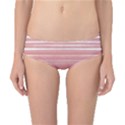 Bandes Peinture Rose Classic Bikini Bottoms View1