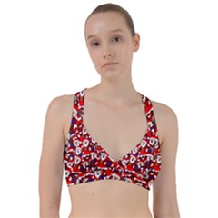 Nicholas Santa Christmas Pattern Sweetheart Sports Bra by Wegoenart