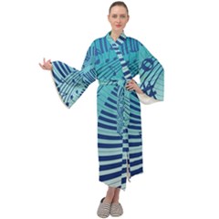 Music Piano Treble Clef Clef Maxi Velour Kimono by Wegoenart